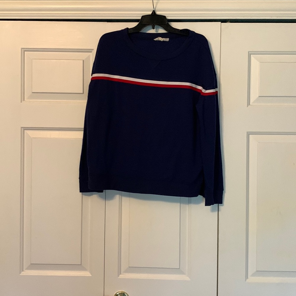 striped crewneck